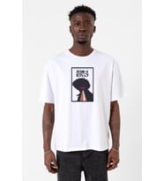 See You In Space Cowboys Minimalist Anime Poster Beyaz Erkek Oversize Tshirt
