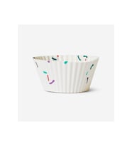 Konfeti Desenli 6'lı Silikon Muffin Kalıbı