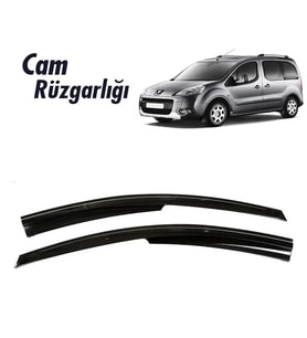 Peugeot Partner Uyumlu Tepee 2008 2019 Araca Özel Sunplex Cam Rüzgarlığı
