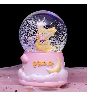Pikachu Temalı Büyük Boy Püskürtmeli Müzikli Işıklı Kar Küresi