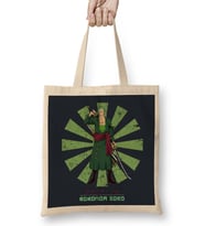 Roronoa Zoro Retro Japanese One Piece Bez Çanta Uzun Saplı