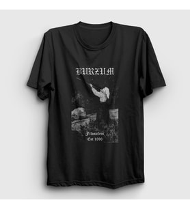 Presmono Unisex Siyah Filosofem Burzum T-Shirt 379227tt