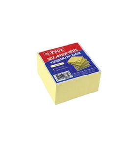 Yapışkanlı Kağıt 75x75 Kare 400 Adet Sarı Renk