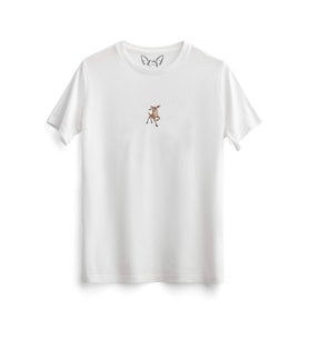  Animal Ceylan Resim Baskılı Çocuk Beyaz Tshirt