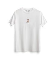  Animal Ceylan Resim Baskılı Çocuk Beyaz Tshirt