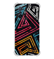 PrintiFy Xiaomi Mi 11T Pro Uyumlu Köşe Korumalı Eskitme Tasarımlı Şeffaf Silikon Kılıf