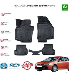 GOLF 5 ARACA ÖZEL 3D PASPAS 2003 2004 2005 2006 2007 2008