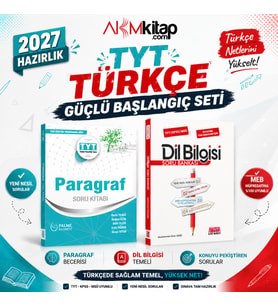 Palme TYT Paragraf ve AKM Dil Bilgisi Soru Bankası Seti 2 Kitap