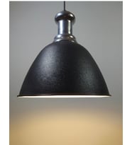 RİOLİGHT RETRO TEKLİ METAL SARKIT AVİZE ÇAP: 28CM (Siyah)