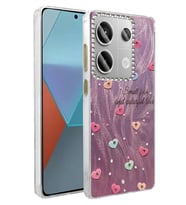 Newface Xiaomi Redmi Note 13 Pro 4G Kılıf Blade Aynalı Desenli Kapak - Desen 8