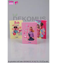 YENİ SEZON LİSANSLI BARBIE A6 ÇİZGİLİ NOT DEFTERİ (Mavi)