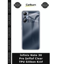 İnfinix Note 30 Pro Şeffaf Clear TPU Silikon Kılıf Telefon Kılıfı Cep Koruma Mobil Aksesuar