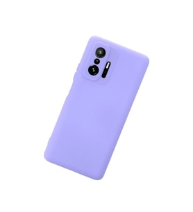 Xiaomi Mi 11t Pro Kılıf Nano İçi Kadife Silikon - Lila
