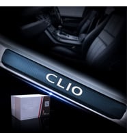 Clio Karbon Kapı Eşiği Koruma Sticker (4 Adet)