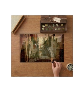 Venedik Sokakları - Nostaljik Fotoğraf Tasarımı 240 parça Ahşap Puzzle Ahşap Kutuda MP01517