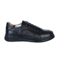 Dropland 8790-1 Siyah Antik %100 Deri Kışlık Erkek Casual Ayakkabı