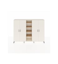 Arges Dolap 12 Raflı 4 Kapaklı 220x30x163 Aytaşı-Aytaşı/Çam