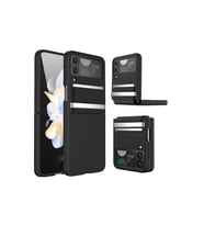 Samsung Galaxy Z Flip 3 Kılıf Belt Flip Kapak - Siyah