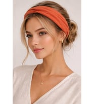Düz Turuncu Çok Amaçlı Bandana & Boyunluk – Esnek Polyester Unisex
