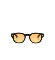 Okkia Milano Unisex Güneş GözlüğüSiyah Havana / Lens : Sarı