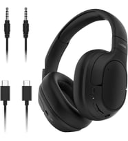 Belkin Soundform Isolate Aktif Gürültü Engelleyici Kafaüstü Kulaklık – Siyah, 60 Saat Pil Ömrü, Deri