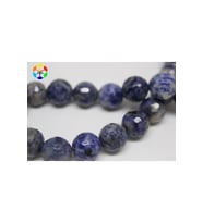 Bileklik Boy Sodalit Taşı Yarım Dizi Faset Kesim 12mm (18CM UZUNLUĞUNDADIR)