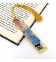 Claude Monet İzlenim Gündoğumu Tablo Impression Metal Ayraç Kitap Ayracı AY082