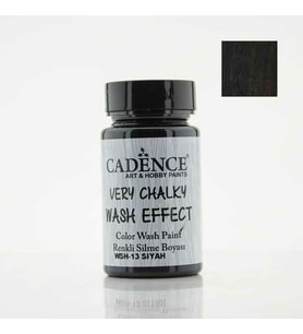Cadence Wash Effect Renkli Silme Boyası 90 ml. 13 SİYAH 