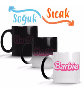 Barbie Sihirli Kupa Bardak Porselen