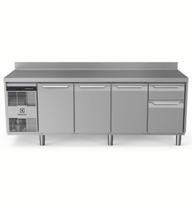 Electrolux Professional Endüstriyel Soğuk Tezgah 3 Kapılı +1/3+2/3 Çekmeceli 590 Lt, -2+10°c, Aısı 304, Sırtlı EH4H3AAAD