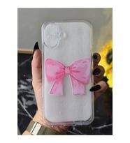 Iphone 16 PLUS Uyumlu Baskılı Şeffaf Telefon Kılıfı