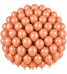 Rose Gold Renk Lateks Pastel Balon (30 cm) - 100 Adet