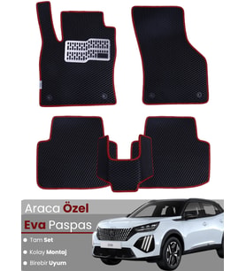 PEUGEOT 2008 (2020-2025) Uyumlu EVA Paspas Tam Set–Araca Özel,Oto Paspas,Kolay Montaj