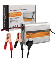 PowerMaster MA-1210A 12 Volt - 10 Amper Akıllı Hızlı Akü Şarj Cihazı Analog Amper Göstergeli