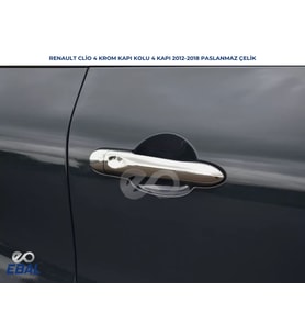 Renault Clio 4 Hb Krom Kapı Kolu 4 Kapı 2012-2018 P.çelik