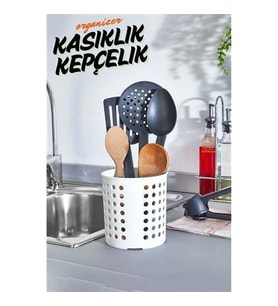 ModaCar Kaşıklık Kepçelik Organizer BEYAZ