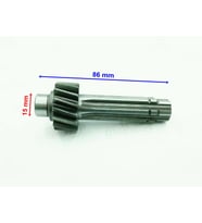 E-Yükarabasışanzımanmiliçap17X15T6Kanallıdişçap31