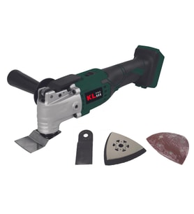 Klpro KLMT18B-00 18V Kömürsüz Şarjlı Çok Amaçlı Makine/Raspalama Aküsüz/Solo Tek Makine (Yeşil)
