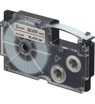 Xr-9sr1 (Silver/black) Etiket Yazıcısı Kartuşu Gümüş Renk Üstüne Siyah Baskı