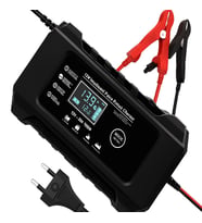 RJ-C1 12V 6a Araba Motosiklet Kurşun Asit Akü Şarj Cihazı Auto Islak Kuru Jel Onarım Led Ekran