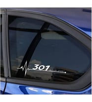 301 Yan Cam Sticker Oto Kapı Çıkartma Tuning oto 20 cm x 7 cm yazı 356