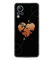 Infınix Note 12 Kılıf Silikon Desen Özel Seri Plane Heart 1721