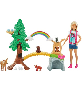Barbie Tropikal Yaşam Rehberi Bebek ve Oyun Seti
