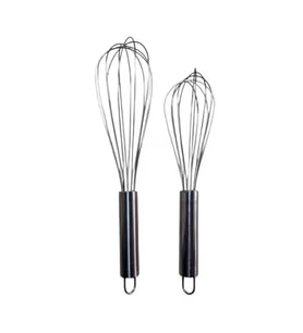 MyBru Paslanmaz Çelik Metal Saplı El Çırpıcısı 2'li Set (Blender)