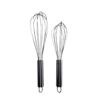 MyBru Paslanmaz Çelik Metal Saplı El Çırpıcısı 2'li Set (Blender)