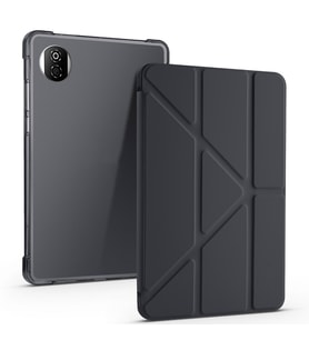 Honor Pad X7 8.7 Uyumlu Kılıf Zore Tri Folding Kalem Bölmeli Standlı Kılıf (Siyah)