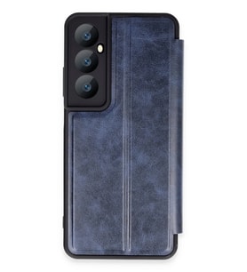 Realme C65 Kılıf Flip Cover - Lacivert