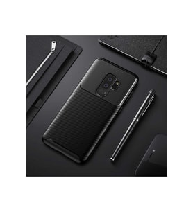 Samsung Galaxy S9 Plus Uyumlu Kılıf Zore Negro Silikon Kapak (Siyah)