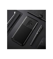 Samsung Galaxy S9 Plus Uyumlu Kılıf Zore Negro Silikon Kapak (Siyah)