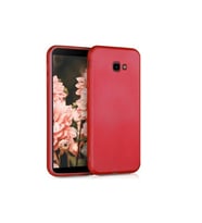 Samsung Galaxy J4 Plus Premium Silikon Kılıf Bordo